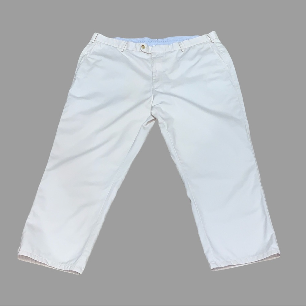 Peter Millar Men's Raleigh Twill Pants Stretch Cotton Blend Flat Front Size 42